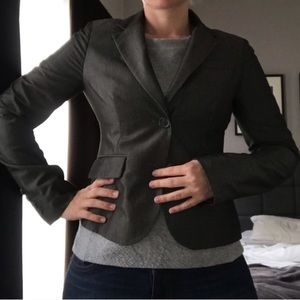 LOFT grey  blazer size 0
